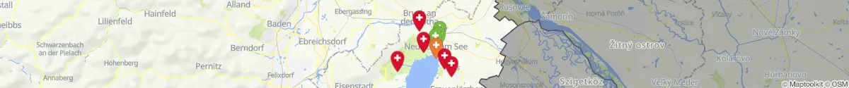 Map view for Pharmacies emergency services nearby Neusiedl am See (Neusiedl am See, Burgenland)